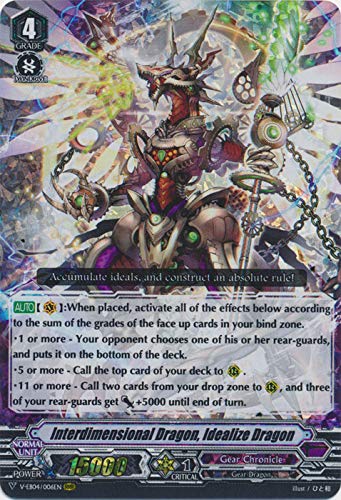 Cardfight Vanguard Interdimensional Dragon Idealize Dragon V Eb04 006en Rrr V Extra Booster 04 The Answer Of Truth Buy Online In Cayman Islands At Cayman Desertcart Com Productid 115532976