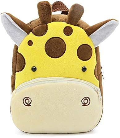 Children Toddler Preschool Backpack, Baby Kids Girls Boys Travel Lunch Bags, Cute Giraffe Design for 2 - 4 Years Old ...