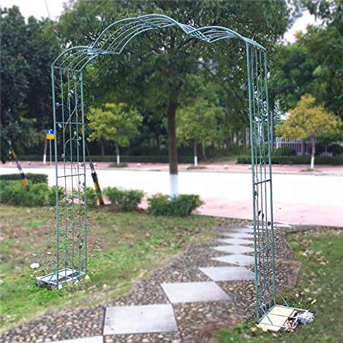 SXNYC Rosenbogen, Rankhilfe, Gartenbogen, Rosenbogen Rankhilfe, Rosenbogen mit tür, für Pflanzen zur Unterstützung von…