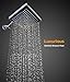 Drisen Products 8 inch Rain Shower Head Rain Style Chrome Finish with Solid Brass Adjustable Extension Arm