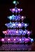 12 Pcs [Flashing Submersible LED Lights] Eruner Multi-Color Liquid Sensor Ice Cubes Light LED Glow Light Drinking Wine Wedding Party Decoration (12 Pcs Cube, Multicolor)