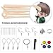 Polymer Clay Kit, UBEGOOD 32 Blocks Oven Bake Molding Clay for Kids, DIY Soft Colors Air Dry Clay Set with Modeling Clay Tools Accessories, Perfect Gift for Kids