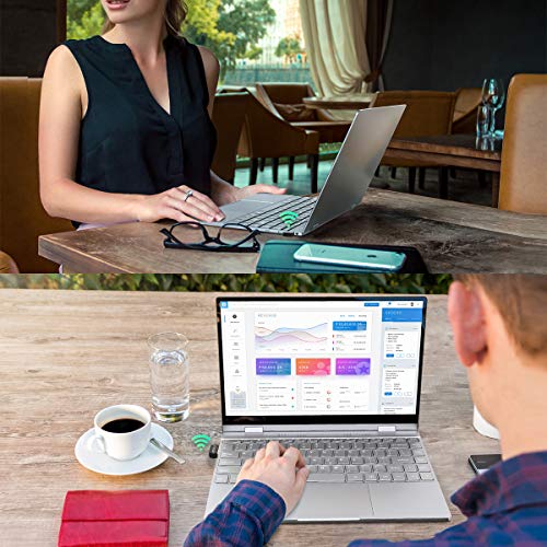 Mini USB WiFi Adapter 650Mbps Wireless Network Adapter for Desktop PC Laptop MacBook, WiFi Dongle Nano Size Portable Lanyard Design Compatible with Windows 10/7/8/8.1/XP/Vista Mac OS X 10.6-10.15.3