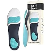 Peak Premium Comfort Shoe Insole - Anti-Fatigue Orthotic Inserts for Men/Women - Plantar Fasciitis Relief & Arch Support - Comfortable for All-Day Use (Large - Men's 9.5-12 / Women's 11-13.5)