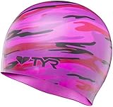 TYR  Camo Swim Cap, Purple