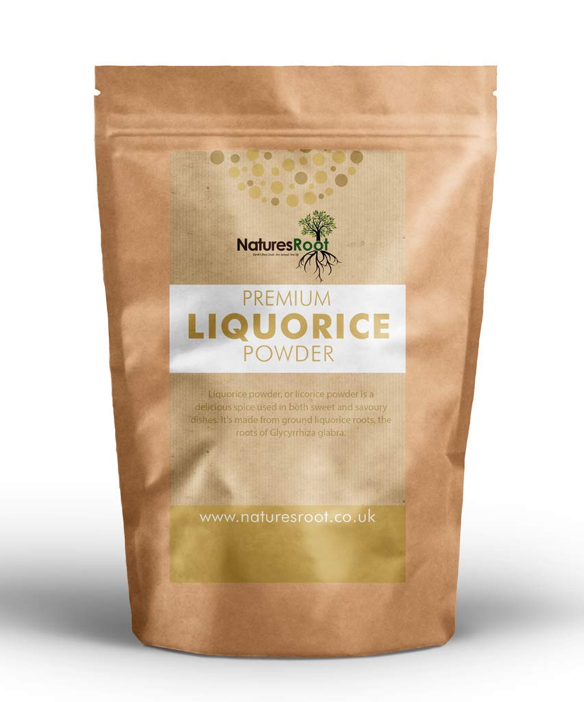Nature’s Root Premium Liquorice Root Powder 250g - Liquorice Root Powder | Ayurvedic Adaptogenic Herb | Skin Lightening | Face Mask
