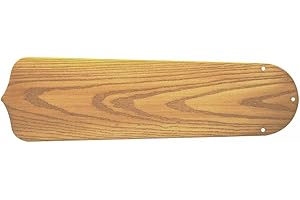 Craftmade B552S-OPO Outdoor Standard All-Weather Fan Blades Replacement 52-Inch, Pickled Oak, Set of 5