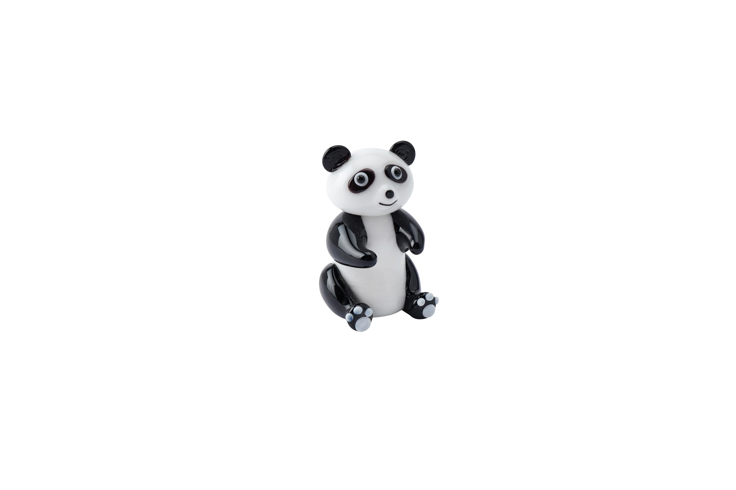 CGB Giftware | Artisan Glass Panda In Gift Box | Glass Animal | Ornament | Collectable | Gift Boxed | Home Decor | Glass Figurine | GB07457