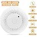 Combination Photoelectric Smoke Detector and Carbon Monoxide Detector Alarm, Protect Your Home from Fire and Gas Leaks