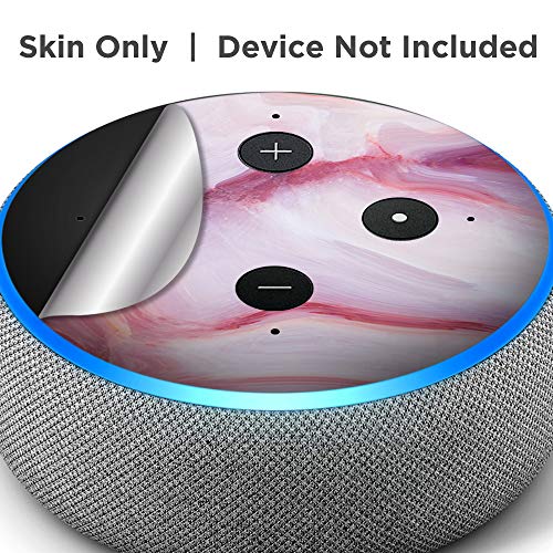 Pink Stone Marble Geode - Vinyl Decal Skin Compatible with Amazon Echo Dot 3rd Generation Alexa - Decorations for Your Smart Home Speakers, Great Accessories Gift for mom, dad, Birthday, Kids