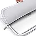 iCasso 13-13.3 inch Laptop Sleeve Bag, Waterproof Shock Resistant Neoprene Notebook Protective Bag Carrying Case Compatible MacBook Pro/MacBook Air - White Marble