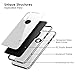 KADES Compatible for iPhone X Case Protective Tempered Glass Case with Premium Shockproof and Anti-Scratch Phone Case Compatible for Apple iPhone X - White