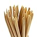 BambooMN Disposable Bamboo 15cm 5mm Nail Art Manicure Pedicure Sticks Cuticle Pushers Remover Tool, 100 Pieces | Great for DIY Wedding Nails