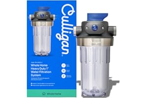 Culligan WH-HD200-C Whole House Water Filter System 1” Inlet/Outlet – Improve Tap Water Taste, Remove Sediment, Protect Appliances