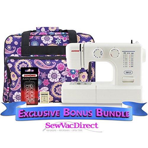 Janome 5812 Sewing Machine with Exclusive Bonus Bundle Buy Online in