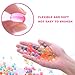 LEEHUR Soft Water Beads for Kids Non-Toxic Sensory Play Toys Rainbow Mix Gel Jelly Growing Balls Spa Refill Vases Home Outdoor Party Decoration 9 Ounces