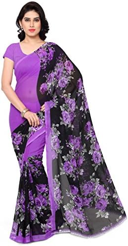 Anand Sarees Georgette Saree with Blouse Piece (1152_4_Multicoloured_Free size)