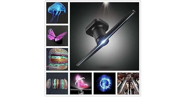 Amazon.com: DSstyles LED portátil holográfica Proyector ...