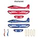 MIMIDOU 2 PCS Slingshot Planes 2 Flight Mode Glider Plane 2 Ways to Play Outdoor for Kids Good styrofoam Airplane as Gift.