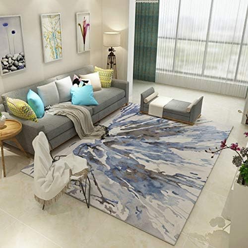 Gran tienda Carpet Abstract Art Breathable Absorbent Rectangular Polypropylene Soft Comfortable Elastic Living Room Coffee Table Bedroom Sofa Office Mat Rug,A,200x300cm