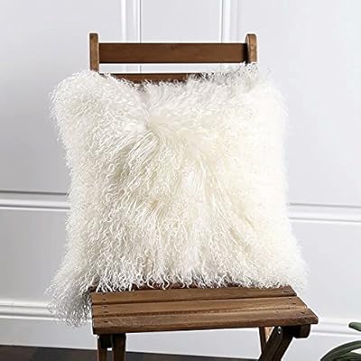 Amazon Com 100 Tibetan Mongolian Lamb Sheepskin Wool Fur Leather