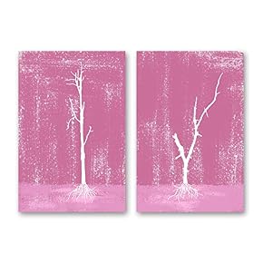 Abstract Trees Pop up Painting Artwork for Home...