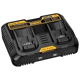 DEWALT 12/20V MAX Charging Station/Dual Charger for Jobsite (DCB102)