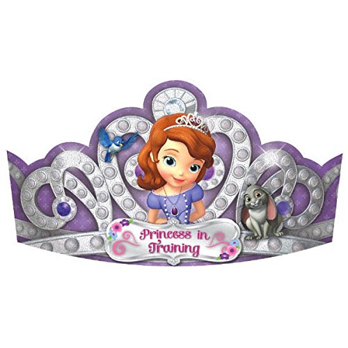 Sofia the first party tiaras, 8 count