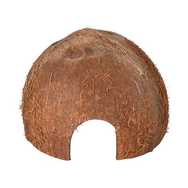 Trixie-Three-Coconut-Hideaway-Home-10-x-12-x-8-cm-Pack-of-3 Trixie Three Coconut Hideaway Home, 10 x 12 x 8 cm, Pack of 3
