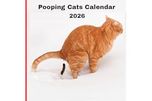 Pooping cats calendar 2026
