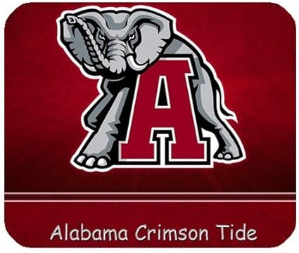 Amazon Co Jp Alabama Crimson Tide Ncaaカレッジフットボールチームロゴノンスリップゴムマウスパッドゲームマウスパッドマウスマット パソコン 周辺機器