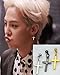KPOP BIGBANG Eardrop G-Dragon Punk Stud Cross Earring (3 colors)