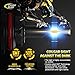 Cougar Motor X-Small 9007 LED Headlight Bulb, 10000Lm 6500K (Hi/Lo) All-in-One Conversion Kit - Cool White CREE, 360°Adjustable Beam