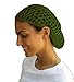 CoverYourHair 12 Pack Mesh Hair Nets - Rayon Knit Snoods - Short Hair Dark Colored Snoods - Crochet Net Cap - Net Hair Covers