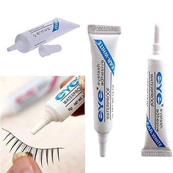 trendy club Clear Tone Waterproof False Eyelashes/Makeup Adhesive/Glue