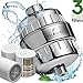 Shower Filter with Vitamin C For Hard Water - 3 Cartridges Included Shower Filters Removes Chlorine Fluoride and Harmful Substances - Showerhead Filter with High Output