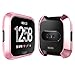QIBOX Screen Protector Case Compatible Fitbit Versa (2-Pack), All-Around Protective Screen Cover Bumper Shell Soft TPU Plated Case Compatible Fitbit Versa Smartwatch Version