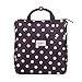 Cath Kidston Matt Oilcloth Multi Strap Backpack Crossbody Bag Polka Button Spot Colour Grape Capable for 13