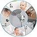 Vacuum Suction Cup Shower HeadHolder Removable Mount Wall Stand Bracket Showerhead, Reusable Adjustable with Adhesive Sucking Disc for Bathroom