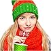 Christmas Drinking Straw Decorations Set (30 Pieces) – Xmas Party Décor Supplies Navidad Decoration for Cups, Party Favors and Cupcake Toppers