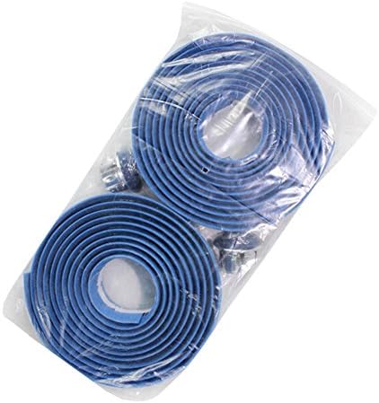 Set Of 2 Bicycle handlebar Tape Cork Wood Bike Bar Tape Anti-Slip Royalblue