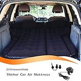 Leke Lake Inflatable SUV Air Mattress，Portable Car Bed for Outdoor Traveling,Multifunctional Air Bed for SUV Back Seat,Fit 95% SUV with Pump