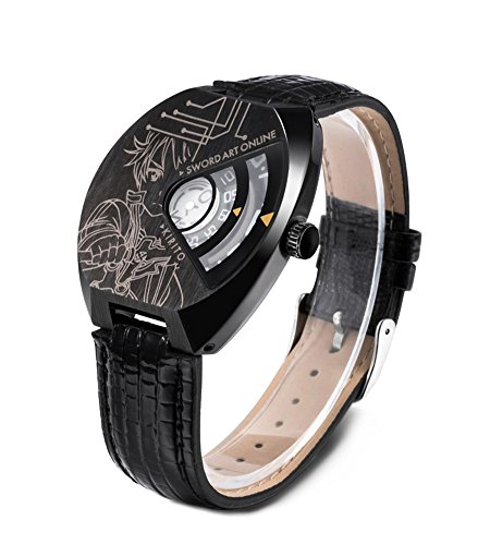 Wildforlife Anime Sword Art Online Kirito Quartz Watch (Black)