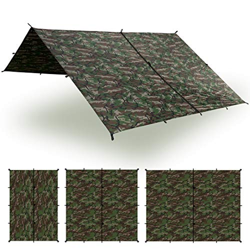 Aqua Quest Safari Tarp 100 Waterproof Lightweight SilNylon Bushcraft