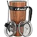 MalloMe BEARCLAW Insulated Tumbler With Handle & Straw - Stainless Steel Tumblers Coffee Travel Mug - Reusable Insulated Cup for Water with Brush, 2 Lids & Straws - Splash-Proof 30 Oz Camo Style 1