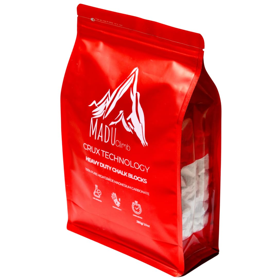 Madu Climb Rock Climbing Chalk 100% Magnesium Carbonate 10oz Sports Chalk Chunky Blocks