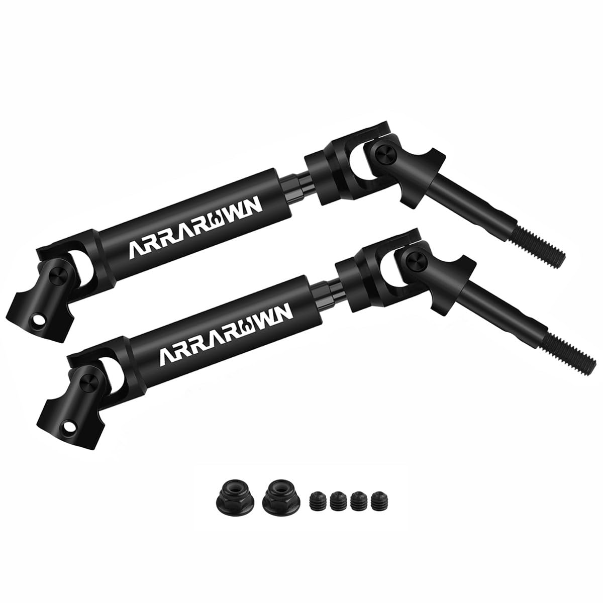 Photo 1 of 2Pcs RC Cars CVD Rear Drive Shaft Replace #6852 Heavy Duty Axles Replacement Parts Compatible with 1/10 Traxxas Slash/Rustler/Stampede/Hoss VXL 4X4 2WD Platinum Ultimate Update Parts