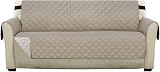 H.Versailtex Reversible Quilted Furniture Protector 66 Up, Microfiber Sand view 9