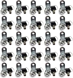 Admiral Locks Tubular Cam Lock, Keyed Alike