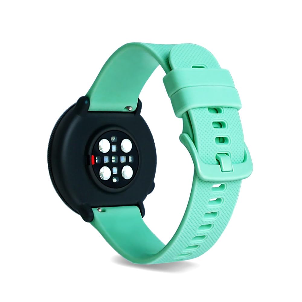 SeaFicco Silicone Watch Strap Compatible with Polar Ignite 3 /Ignite 2 /Ignite/Unite/Pacer, Universal 20MM Quick Release Band Replacement Sports Watchband (Teal)